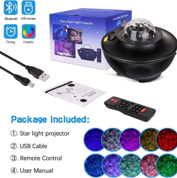 Galaxy Projector with 14 Colors