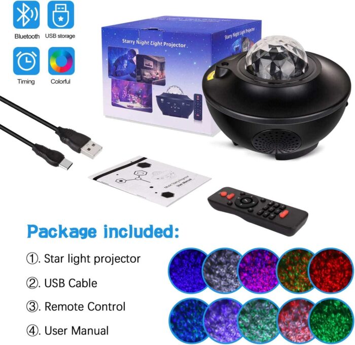 Galaxy Projector with 14 Colors