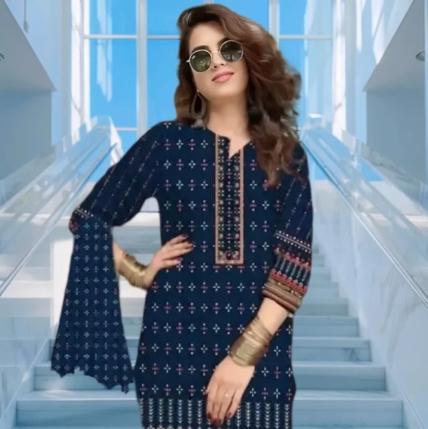 3-Piece Lawn Unstitched Suit