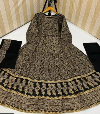 Women Stitched Katan Silk