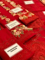 3 Pcs Women Unstitched Embroidered Suit