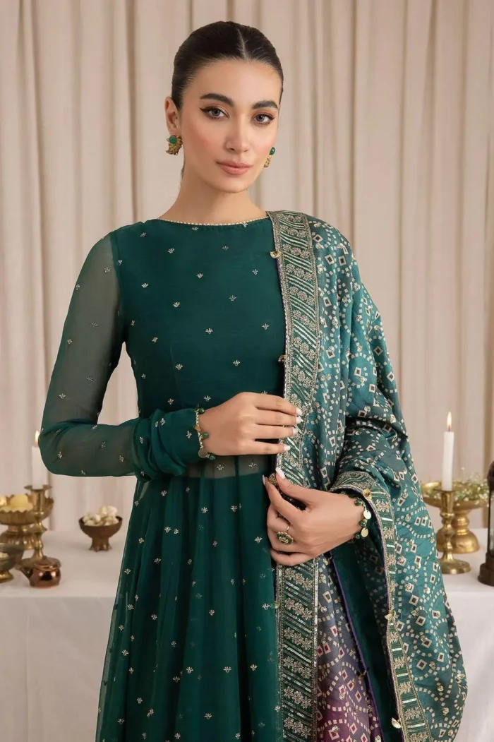 Chiffon Embroidered Suit Chiffon Embroidered Suit