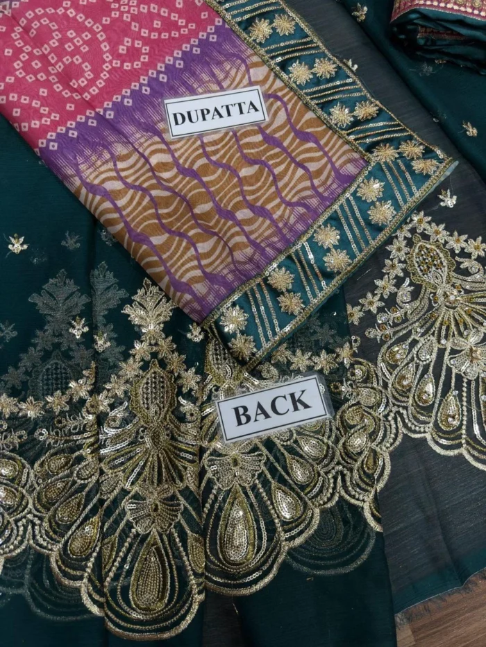 Chiffon Embroidered Suit Chiffon Embroidered Suit