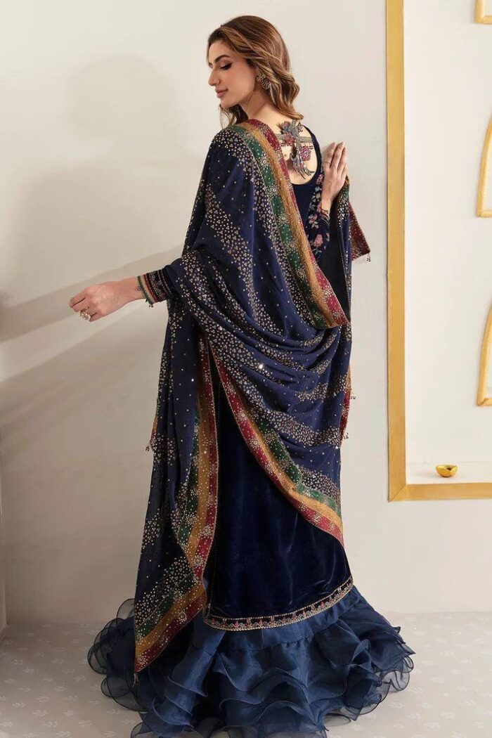 Embroidered Velvet Suit for Women Embroidered Velvet Suit for Women