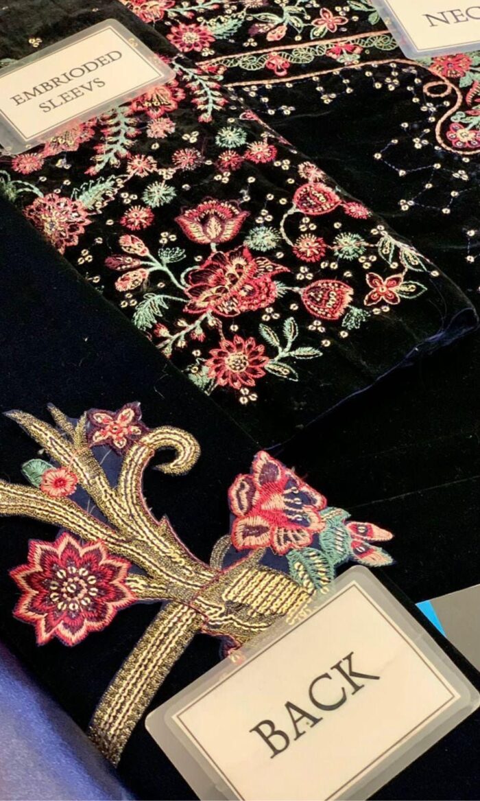 Embroidered Velvet Suit for Women Embroidered Velvet Suit for Women