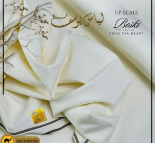 Unstitched Boski Plain Suit Libas Yousaf