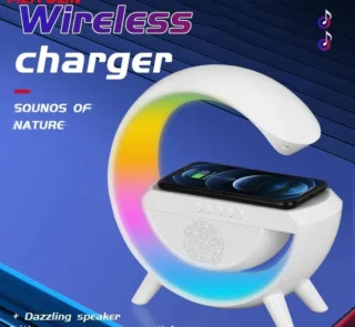 G Lamp Smart Bluetooth Speaker & Wireless Fast Charger Station