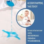 Waterproof Mattress Protector black | Fitted Breathable Mattress Cover